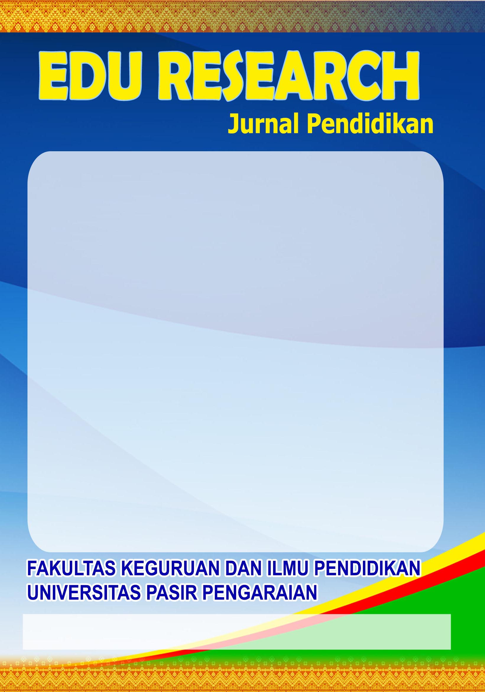 					View Vol. 11 No. 2 (2022): Jurnal Edu Research
				