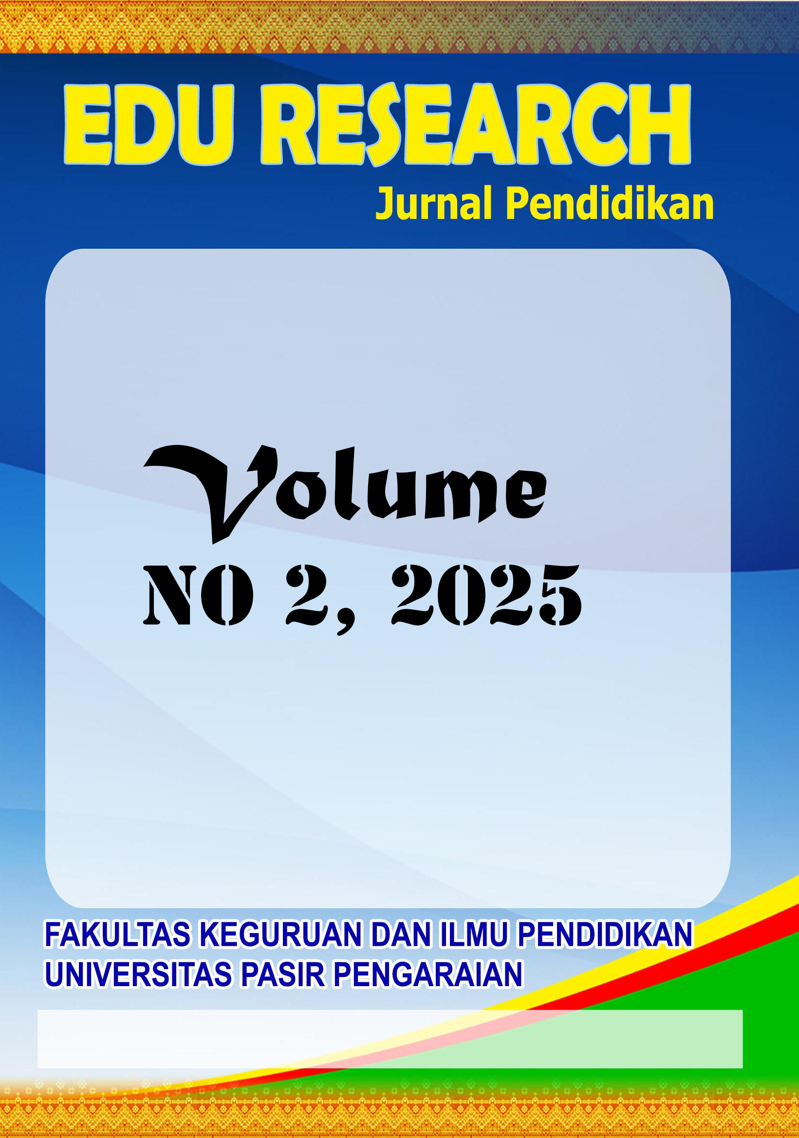 					View Vol. 14 No. 2 (2025): Jurnal Edu Research
				
