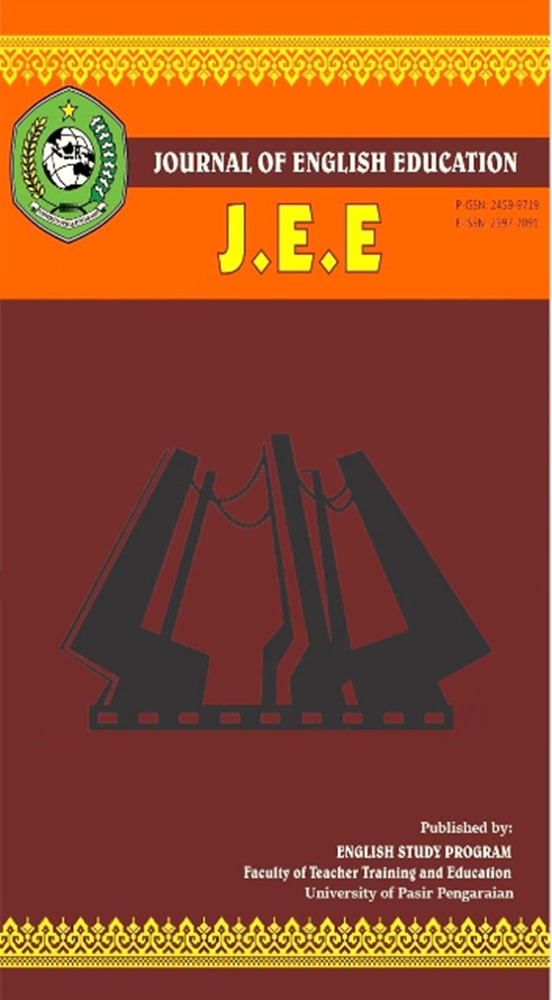 					View Vol. 9 No. 1 (2023): JEE (Journal of English Education)
				