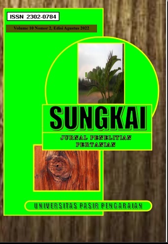 					View Vol. 10 No. 2 (2022): Jurnal Sungkai (e-Journal)
				