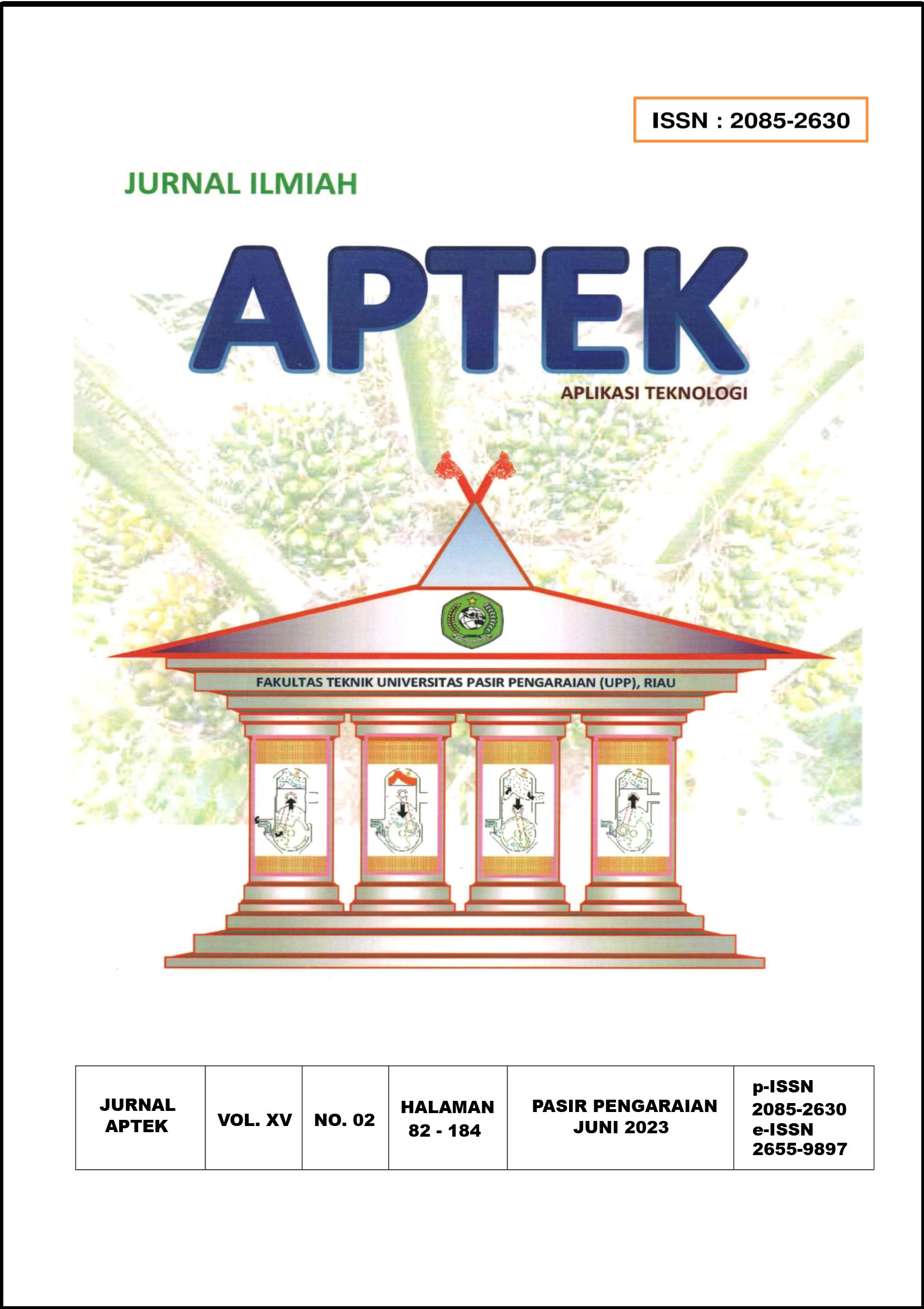 					View Jurnal Apliksai Teknologi (APTEK): Volume 15, No. 02, Juni 2023
				
