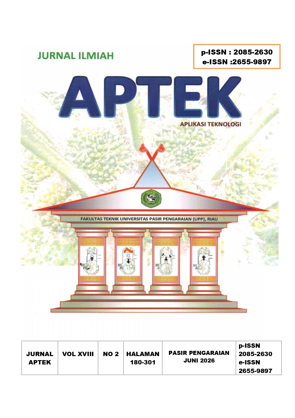 					View Vol. 18 No. 2 (2026): Jurnal Apliksai Teknologi (APTEK): Volume 18, No. 02, Juni 2026
				