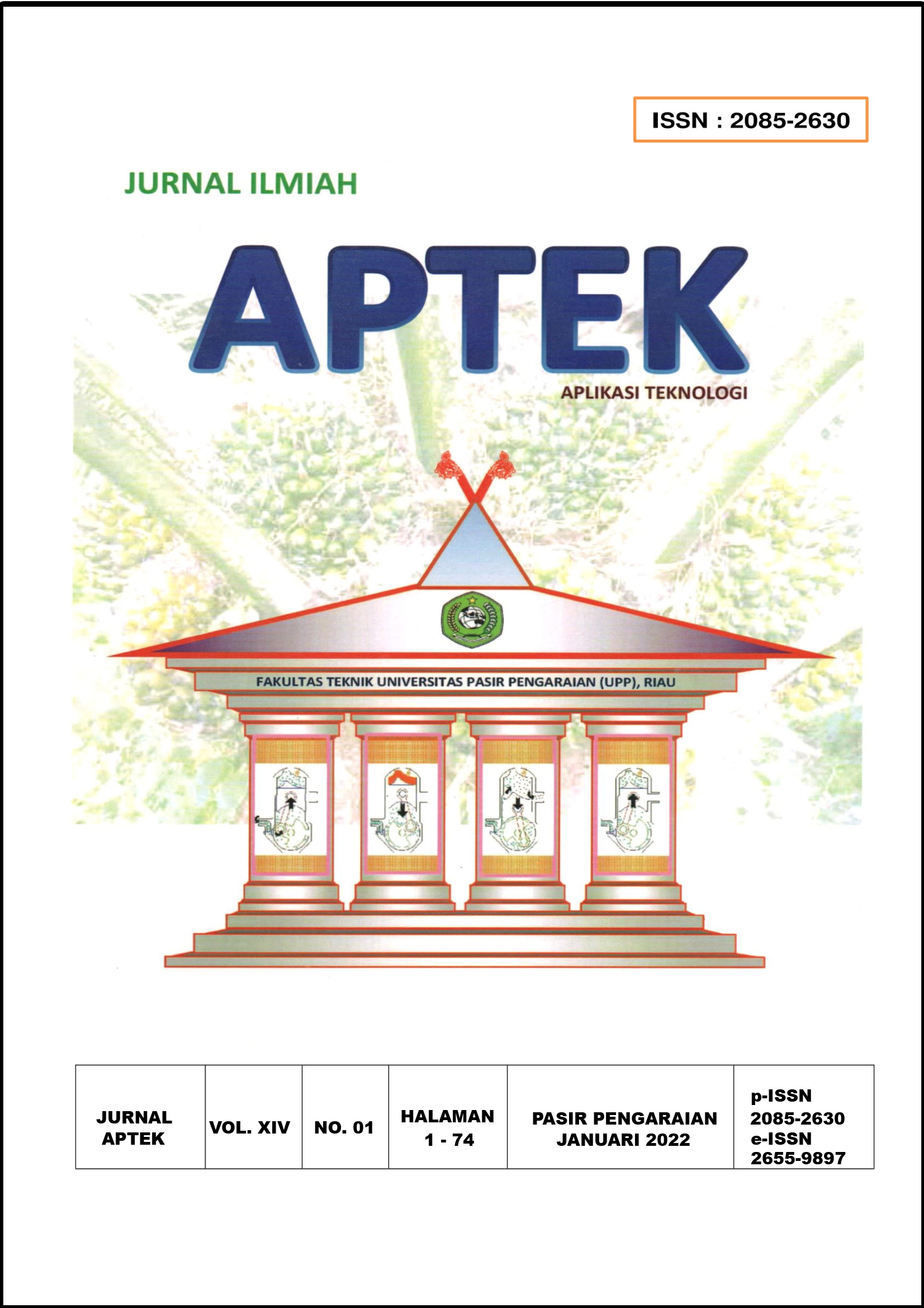 					View Jurnal Apliksai Teknologi (APTEK): Volume 14, No. 01, Januari 2022
				