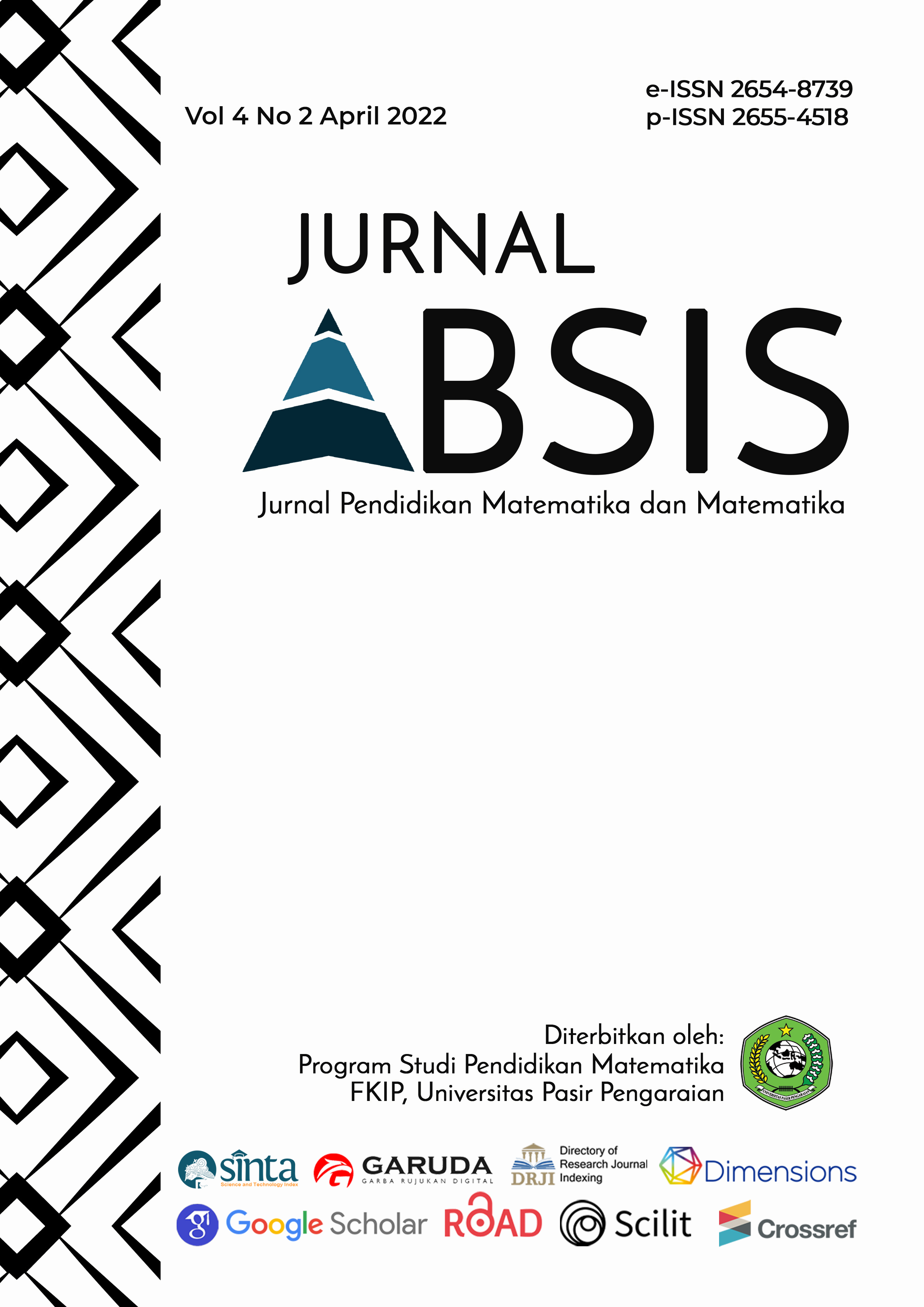 					View Vol. 4 No. 2 (2022): Jurnal Absis
				